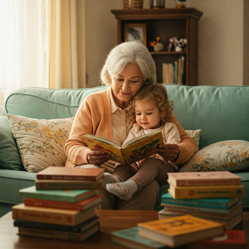 showcasing bonding and storytelling in parenting