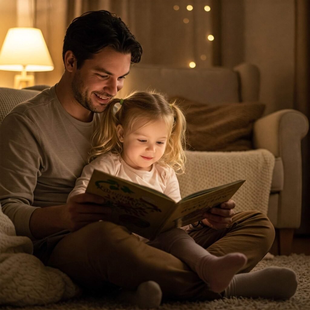 Parent reading to child