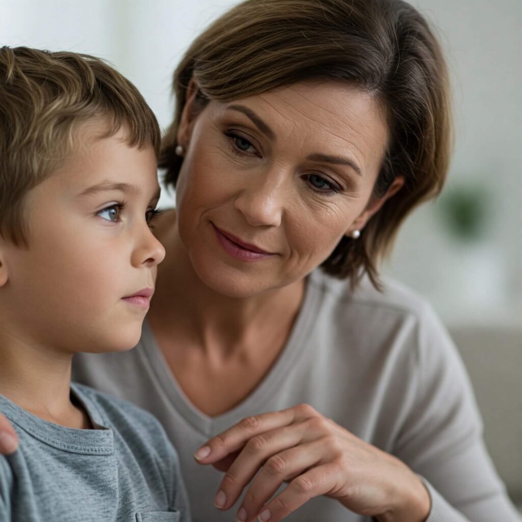 Clear boundaries nurturing child's growth.