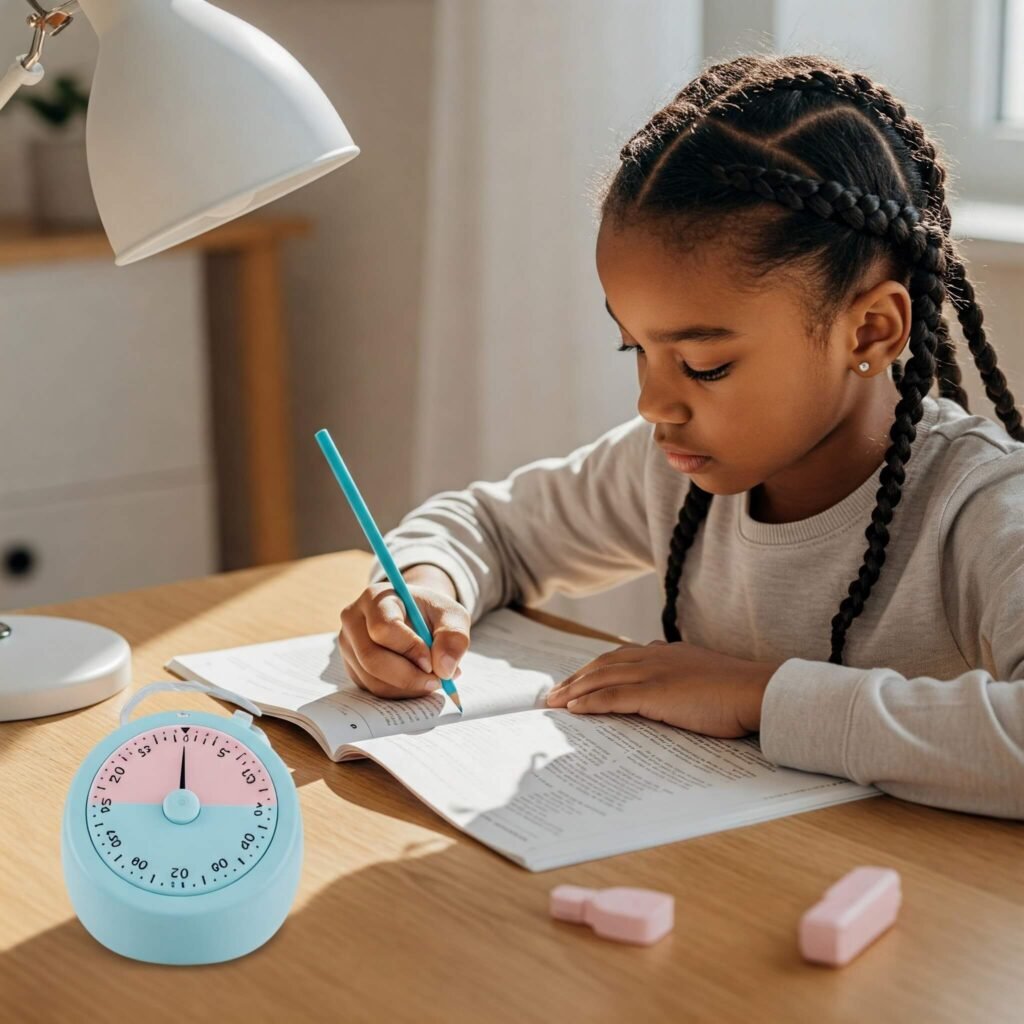 Visual timer for homework