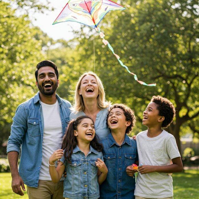 Fun family activities collage Fun family activities collage