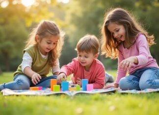 Nurturing Sibling Relationships: A Guide from Day One Nurturing Sibling Relationships: Siblings playing together outdoors