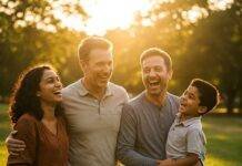 Effective Parenting Strategies for Every Stage of Childhood: A Complete Guide Happy family bonding in park – effective parenting strategies