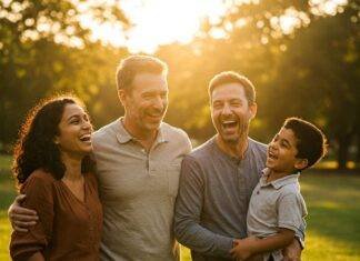 Effective Parenting Strategies for Every Stage of Childhood: A Complete Guide Happy family bonding in park – effective parenting strategies