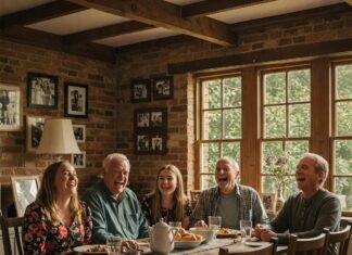 7 Ways to Build Strong Family Relationships That Last Multi-generational family hugging and laughing in living room