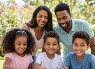 Screen-Free Fun: Engaging Family Activities Kids Will Absolutely Love! Happy family painting outdoors.