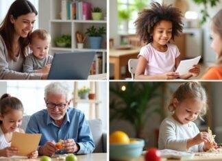 Grandparenting in the Modern World: Staying Connected and Involved Modern grandparenting collage