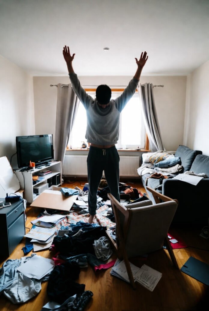 Epic win in chaos living room Epic win in chaos living room