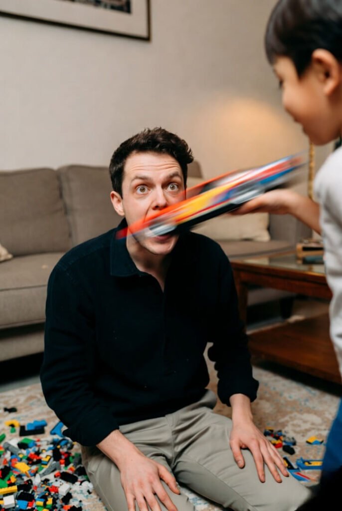 Criss-cross calm attempt meets kid's racetrack